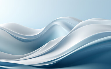Fototapeta premium Wallpaper white line vector, in the style of futuristic chromatic waves, digitally enhanced Generated AI