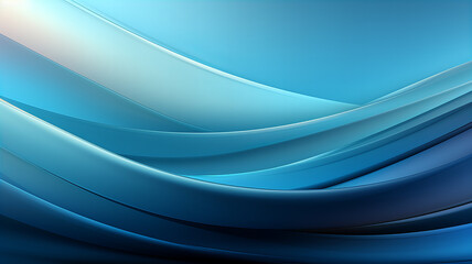 abstract wave in bright blue colors, in the style of subtle gradients