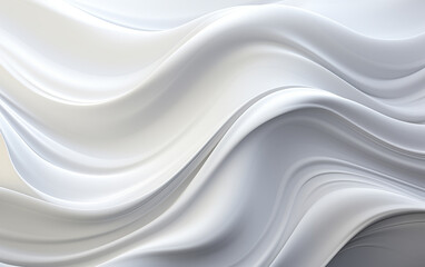 Obraz na płótnie Canvas Wallpaper white line vector, in the style of futuristic chromatic waves, digitally enhanced Generated AI