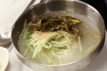 Noodles with Radish Water Kimchi