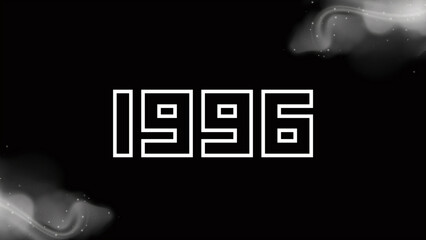 1996 New Year Creative Design Concept - 3D Rendered Image