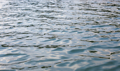 Water surface with ripples
