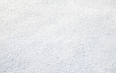 White snow surface