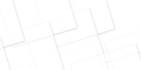 Abstract background with white gray colors texture .squares in bright light with soft shadows as pattern . space futuristic design concept. decorative web layout or poster banner .