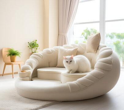 stylish, sofa, for cats, bed, house, cat-house,