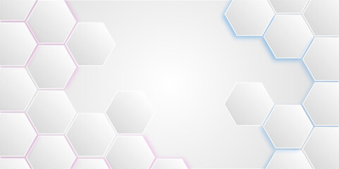 Obraz na płótnie Canvas hexagon concept design abstract technology background vector