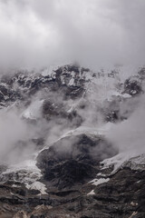 paisagem natural na região da Laguna Humantay, no povoado de Soraypampa, Peru