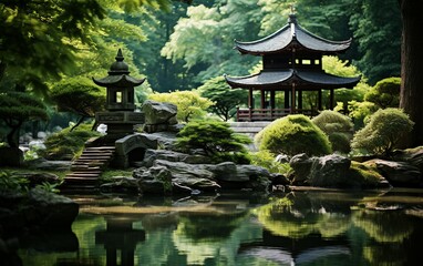Peaceful Retreat: Tranquil Garden and Koi Pond.