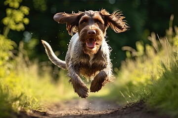 German Wirehaired Pointer - Portraits of AKC Approved Canine Breeds