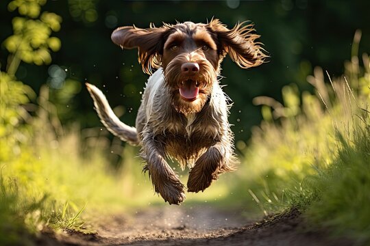 German Wirehaired Pointer - Portraits of AKC Approved Canine Breeds