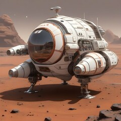 Aether Cruiser: Spaceship in Zeppelin Elegance