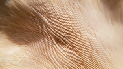 Closeup of a mushroom surface, cool for background