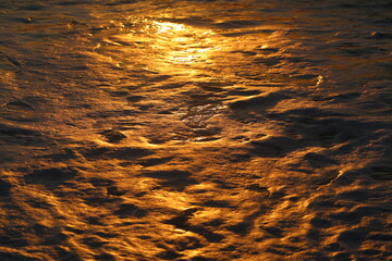 Photos of golden waves of the Black Sea - 676910455