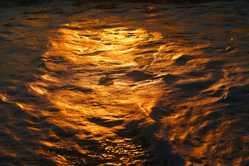 Photos of golden waves of the Black Sea - 676910495