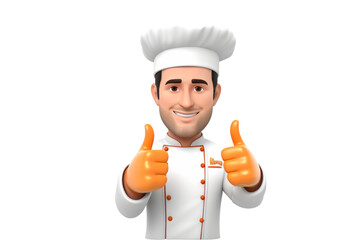 3D Chef Man Character Design