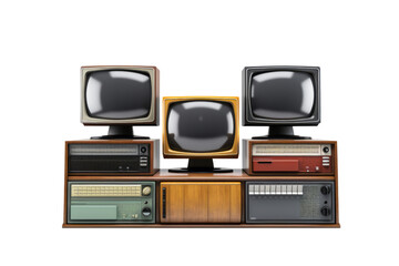Vintage TV Set Trio