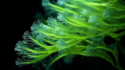 Seaweed bush close up.