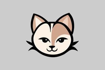 cute cat template background design,unique and simple,modern background design,abstract background design