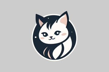 cute cat template background design,unique and simple,modern background design,abstract background design