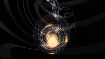 Nebula Colourful Travel and Star Camera Flying to Dark Deep.