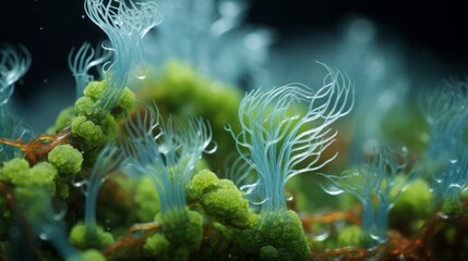 Seaweed bush close up.