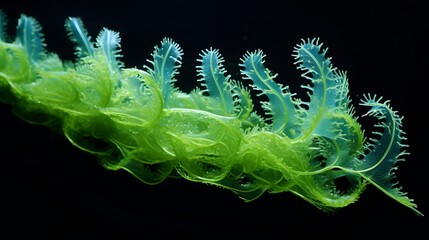 Seaweed bush close up.