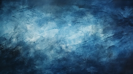 Abstract watercolor paint background. Dark blue color texture for background.