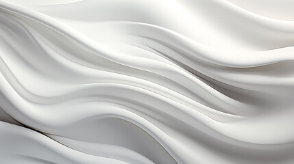 Abstract white and light gray wave. Modern, soft, luxury texture with smooth and clean vector subtle background.