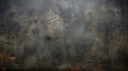 Obraz premium Weathered Wall with Rusty Metal Textures and Stained Backgrounds 