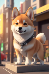 Cute dog illustration dog types