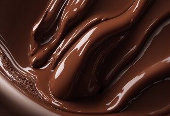 melted chocolate dripping