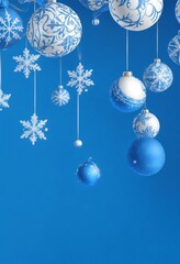 blue christmas background