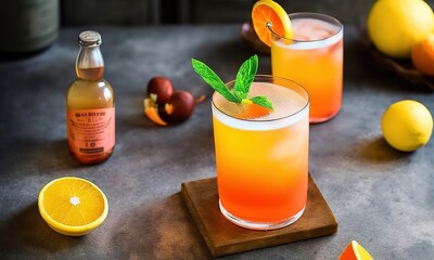 glass of orange juice