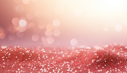 Fototapeta na wymiar Captivating pink gradient effortlessly blending with sparkling silver glitter texture