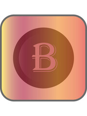 Logo with the letter B. Pattern with the letter B. Design of the letter B