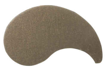 Cosmetic eye patches on white isolated background