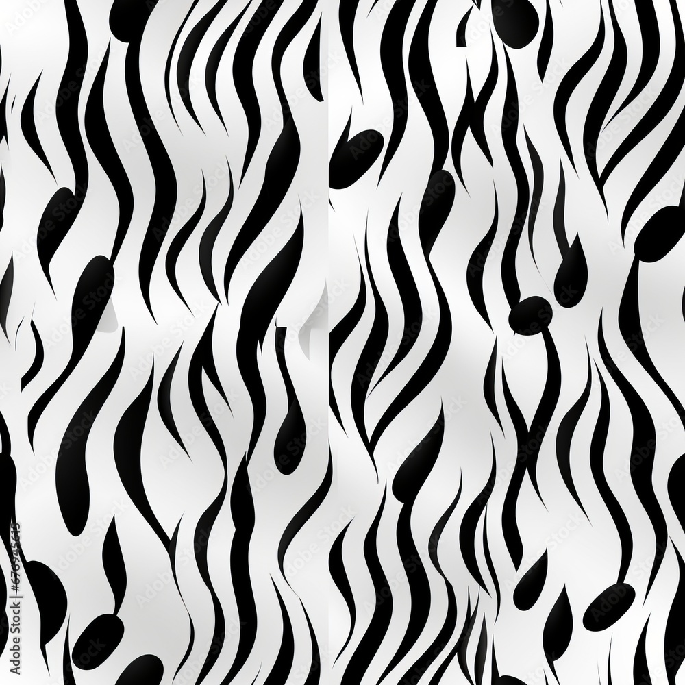 Aufkleber organic lines seamless patterns set with trendy memphis and biological patterns on white background.