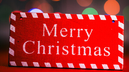 Christmas decorations. Colorful Christmas lights background