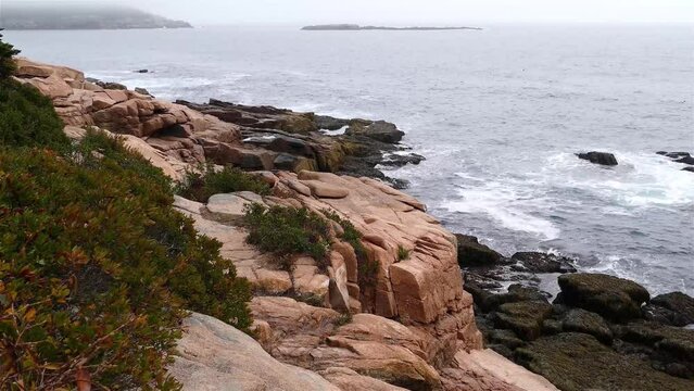 Coastal view in Maine, USA