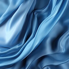 Fototapeta premium Blue silk background