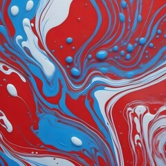 Fototapeta na wymiar Color Cascade: A Splash of Red, Blue, and White