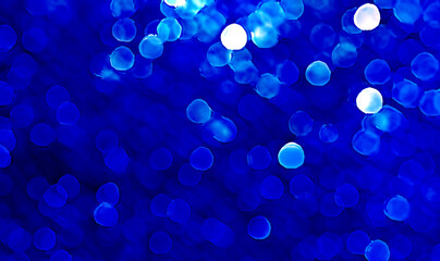 Blue bokeh background for seasonal, holidays, event and celebrations - 676949880