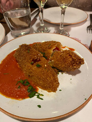Serbian food, different food on the table