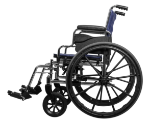 Wheel Chair with transparent background.