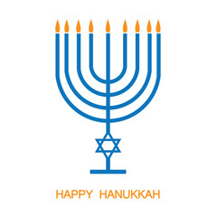 Happy Hanukkah, Jewish Festival of Lights scene with people, happy families with children - 676955256