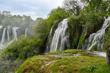 Obraz premium Beautiful view on Kravica waterfall in Bosnia and Herzegovina