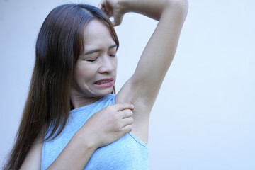 Asian women have damp armpits.