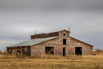 Rustic fam buildings Vulcan County Alberta Canada