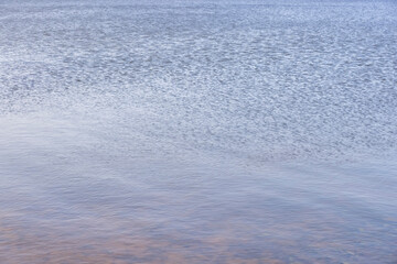 lake in sunny summer weather