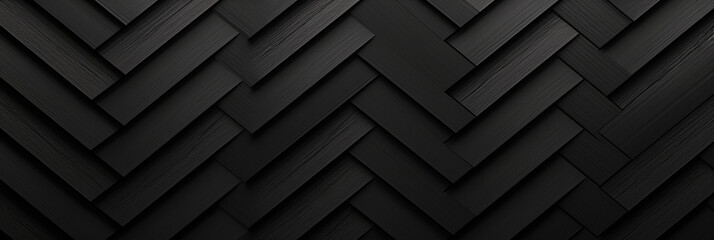 木材の黒色の壁の板パネルのテクスチャの背景画像　timber wood brown wall plank panel texture background　Generative AI - obrazy, fototapety, plakaty
